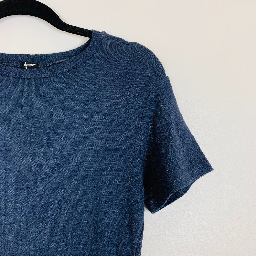 Monrow Shirred T-Shirt Dress Size XS